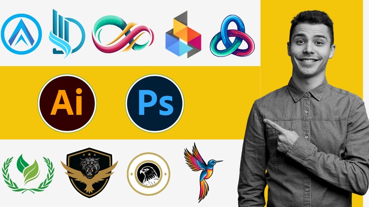 Mastering Logo Design with Photoshop & Illustrator: From Zero to Pro