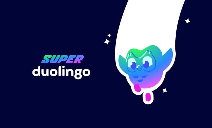 3-Months Free subscription of Super Duolingo